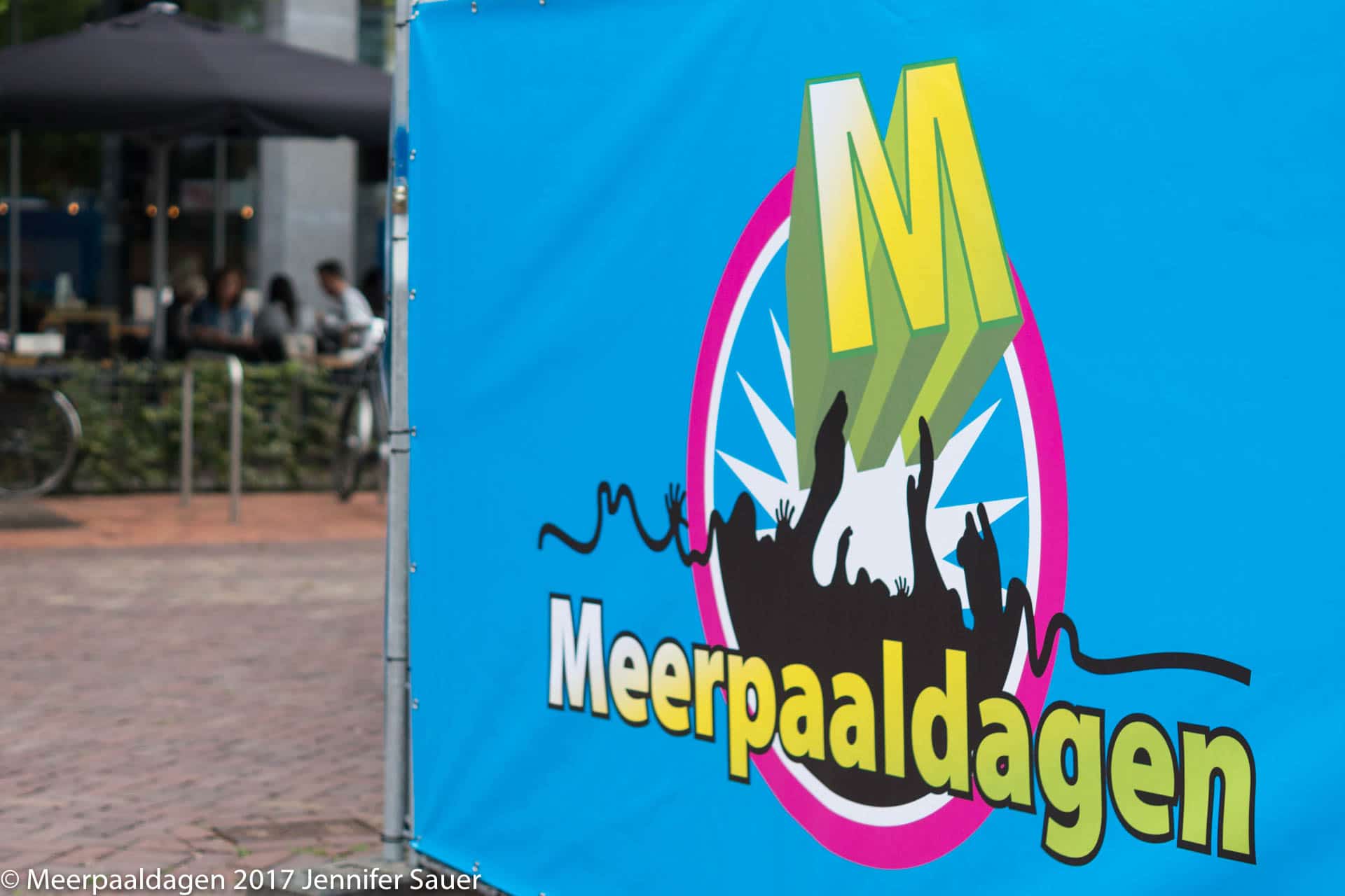 doek aan een hek bij meerpaaldagen dronten